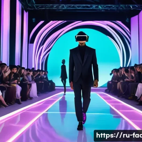 패션디자인과 패션기술 연구 - **Prompt for Virtual Fashion Show:**
    "A hyper-realistic, high-fashion runway show set in a futur...